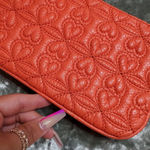 Deux Lux  Coral Love Drops Coral Wristlet Photo 8