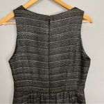 Moulinette Soeurs Anthropologie Dress Brown Black Sleeveless Fit Flare Woven 8 Photo 6