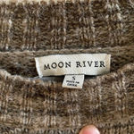 Moon River  Heathered Grey Blouson Sleeve Sweater Size Small Photo 1