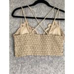 Zenana Outfitters Lace Bralette Beige 1X Plus Size Crochet Crop Top Festival Boho Layering Photo 1