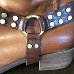 UGG  Women's Leather Darling Studded Harness Wool Lined Ankle‎ Boots Size 7 Photo 2