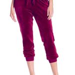 Michael Kors  Burgundy Plush Velvet Joggers Plus Size XXL NWT $88.00 Photo 12
