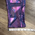 The North Face  Pink and Purple Geometric Capri Athletic Leggings Size Small Photo 8