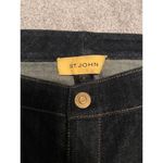 St. John  Jeans Women's Sz 8 Dark Wash Black Straight Leg Bling Pocket Inseam 33‎ Photo 1