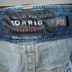 Torrid  premium stretch boyfriend crop Distressed Jeans size 30 NEW #719 Photo 9