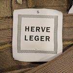 Herve Leger ππ Therese Novelty Sweetheart Bandage Dress ~ Ash Small Photo 7