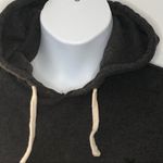 Hurley Classic Gray Hoodie Sweatshirt Small | Oversized Side Seam Pockets Photo 2