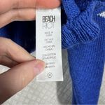 Beach Riot ‎ Blue White Star Knit Ava Sweater Photo 3