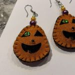 Lot Of 3 Costume Earrings Pierced Halloween Dangle Trick Or Treat / Pumpkin Photo 6