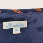 Shoshanna  Silk Chain-link Print Shift Mini Dress Short Sleeves Photo 2