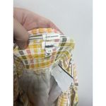 Aerie NEW  Spring Fling Gingham Dress Mini Ruffle Halter Open Back Cocktail LARGE Photo 5