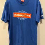 Full Send Happy Dad Logo Tee Blue Size L Photo 0