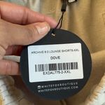 White Fox Boutique Archive 5.0 Lounge Shorts in Dove XXL Photo 3
