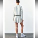 ZARA  High­waist skort skirt with pleats size small Photo 2