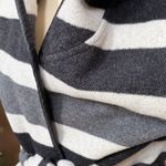 Smartwool  Nakoni Black and Gray Striped wrap coat size medium Photo 4