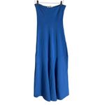 ALC Frank A.L.C. Dean Blue Strapless Knit A-Line Midi Dress Size Small Photo 11