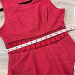 Free People fussia pink fit and flare skater dress daisy crochet women’s 0 Photo 3