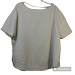 We The Free FREE PEOPLE  Womens Tee Sunny Road Stylish Beige Size M Photo 4