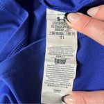 Under Armour Blue V-Neck Gray Camo Logo Active Athletic Short Sleeve Top Large Photo 13