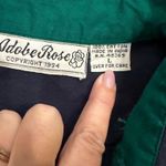 Vintage Adobe Rose Button Down Shirt Large Western Star Sherif Green Blue Rodeo Photo 7