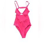 Tavik swim Tavik Adrian Moderate One Piece Swimsuit Sz S With Cut Outs Fuchsia Pink Plunge Photo 1