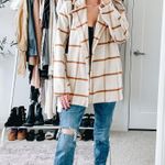 Joie  Revolve Neutral Plaid Coat Jacket  Photo 6