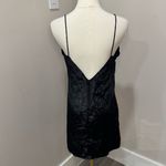 Topshop  women black shimmer mini dress size 4 Photo 2