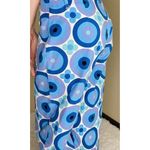 Cambridge Vintage Y2K Dry Goods Co. Blue Floral Evil Eye Cropped Pants Photo 2