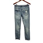 AFRM Jeans Cyrus Super High Rise Crop, Sinner Wash‎ Size 25 NWOT Blue Photo 5