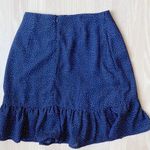 Gianni Bini Women’s Navy Polka Dot Skirt Photo 1