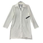 Carmen Marc Valvo Carmen Marc Valvo NWT $114 Women's Crochet Tunic Swim Cover-Up shirt XS Photo 1