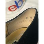 Jennifer Moore Women's  Dress Heels 8M N Black w‎ White Rhinestone Trim Photo 7