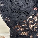 Ambiance Black Lace Mini Dress Size L Photo 4
