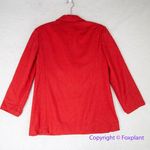 Pendleton Vintage *flawed* 100% Virgin Wool Women’s Red Blazer, size 12 Photo 8