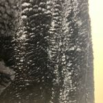 1 Madison  Faux Fur Longline Coat Size Medium Black Soft Photo 6