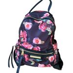 Juicy Couture  Beige Logo Interior Floral Backpack Photo 0