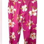 Ralph Lauren  Vibrant Pink Floral Capris with Tropical Print Photo 3