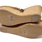 Olivia Miller NWOT laser cut cork wedge sandal 10 Photo 3