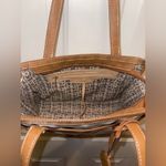 Marc Fisher  White and Tan Structured Tote NWT Photo 5