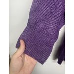 Liz Claiborne Women's Sweater Size Xl Purple 3/4 Puff Sleeve Pullover - NEW Photo 2