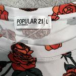Popular 21 NWOT  rose‎ cropped top size large Photo 3