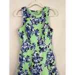 J.Crew Photo Floral Dress Women’s Size 4 Mint Green Blue Spring Pockets A Photo 4