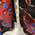 Whistles Black Ruby trailing bloom midi dress size 6 Photo 10