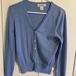 Brooks Brothers  Silk Blend Button Front Cardigan Size Small Photo 0