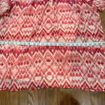 Faded Glory  Pink and White Patterned Blouse Photo 8