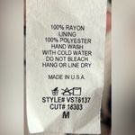 Vintage Havana  M Boho Lace Up Bell Sleeve Velvet Ribbon Black Floral Blouse Photo 6