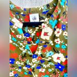 CAbi Medium  Wild Flowers Print Chiffon Sleeveless Shirt, Blouse, Top, Tunic Photo 7