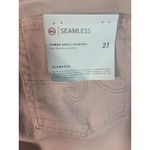 AG Adriano Goldschmied Farrah Ankle Seamless High Rise Skinny Jeans Pink 27 NWT Photo 3