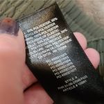 Babaton  Dark Olive Pull On Mid Rise Satin Lounge Parker Palazzo Pants Small Photo 8