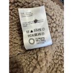 Reformation  Arlington Shearling Jacket in Chocolate Brown Sz Med Photo 6